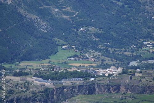 aerial view of mountains