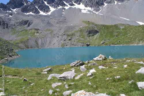 lake in the mountains