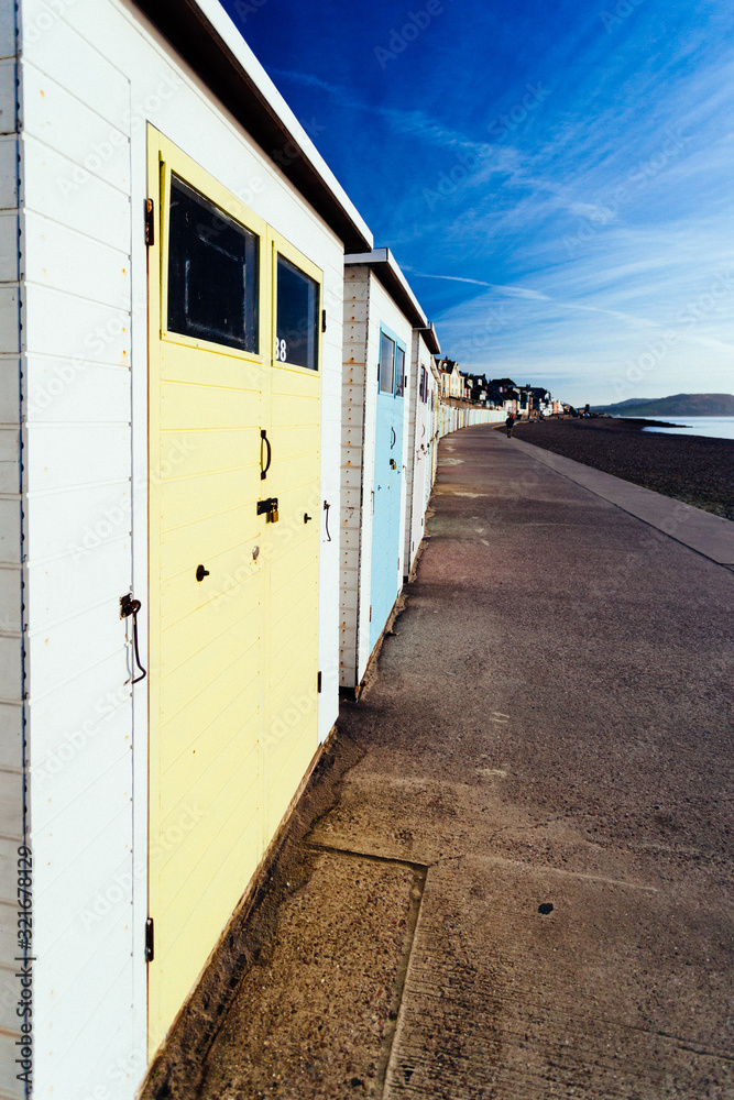 Beach Huts in Lyme Regis