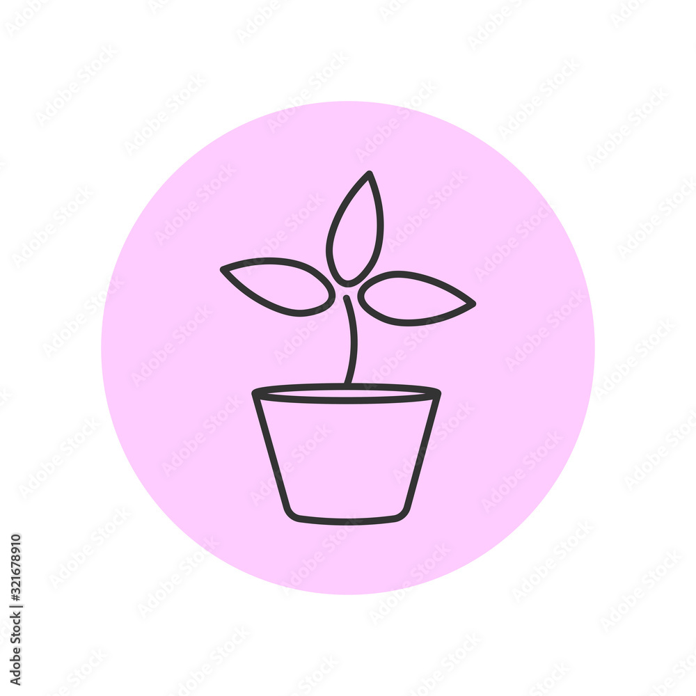 Simple flower icon design templates Simple flower icon design templates