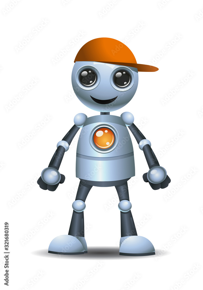 robot with magnifying glass robot with magnifying glass