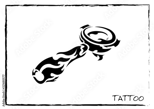 Portafilter coffee tattoo