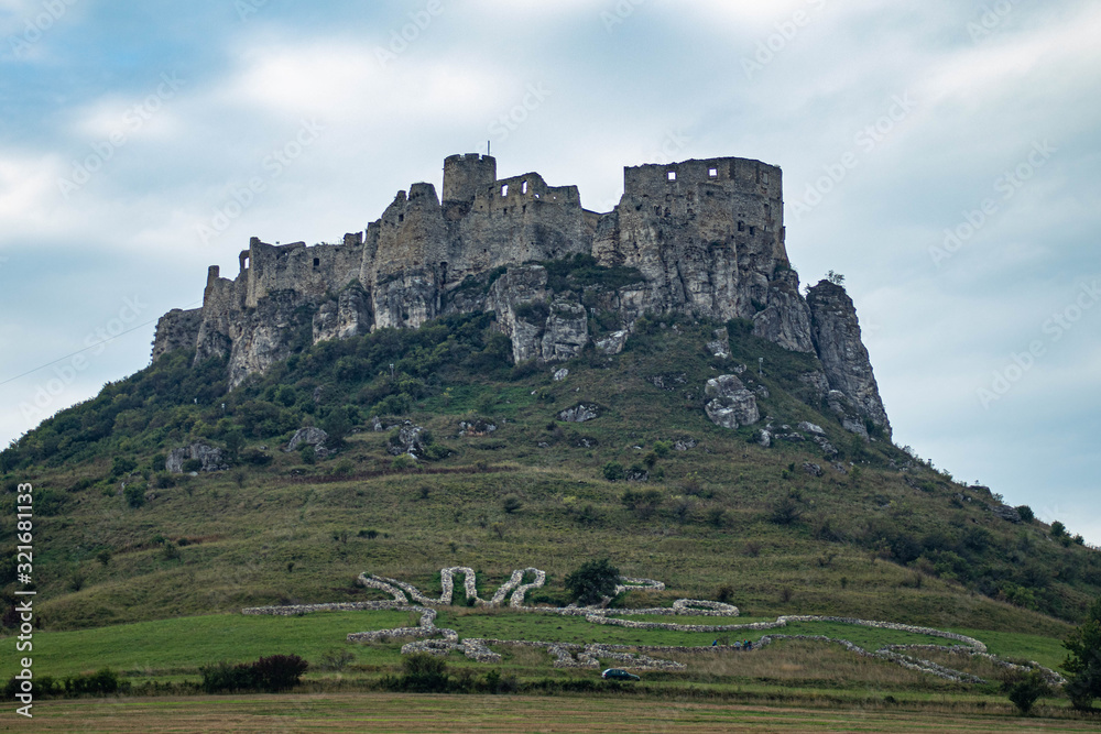 Ruin standing castle
