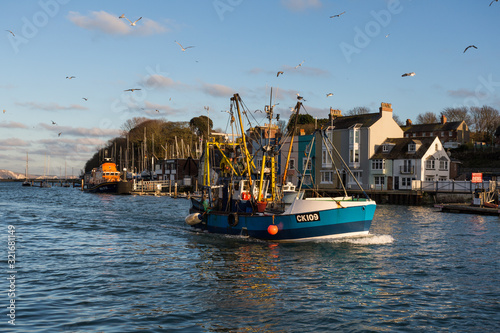 Fishing Boat in Weymouth Harbour photo