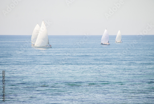 Sailing race in Santa Marinella, Lazio, Italy