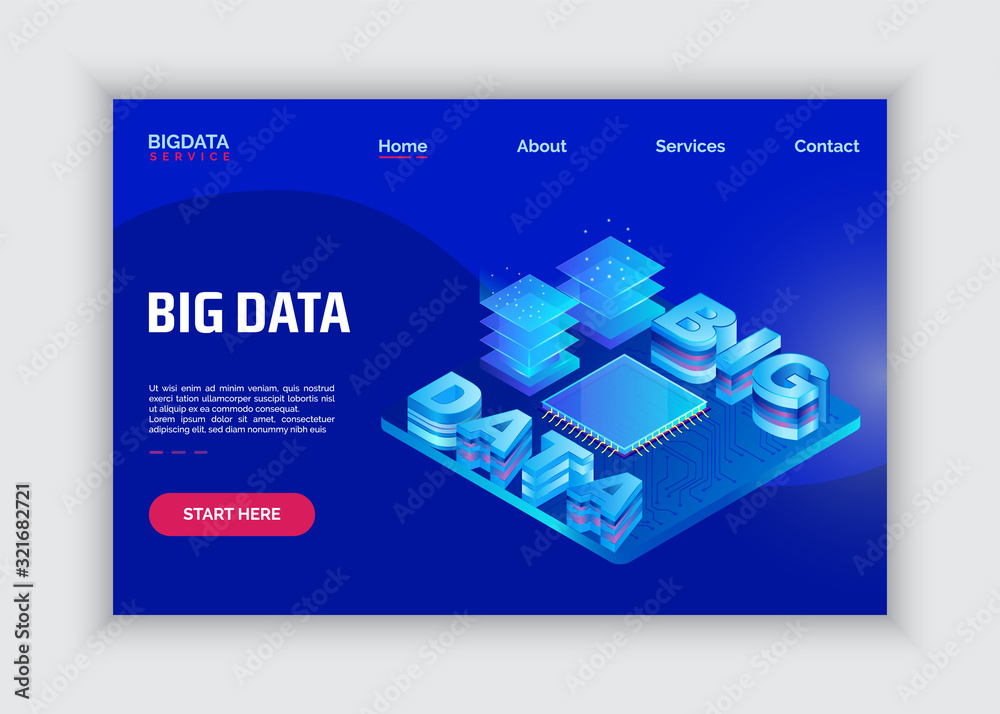 Naklejka premium Modern 3d flat design isometric for cloud service