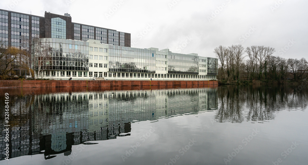 Office building at Borsighafen in Berlin Tegel, Germany