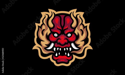 Devil Head Esports Mascot Logo Design-01