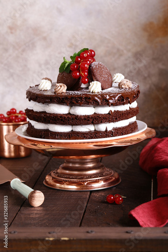 Chocolate Whoopee Pie Cake with Butter Cream photo