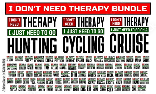 I don't need therapy bundle