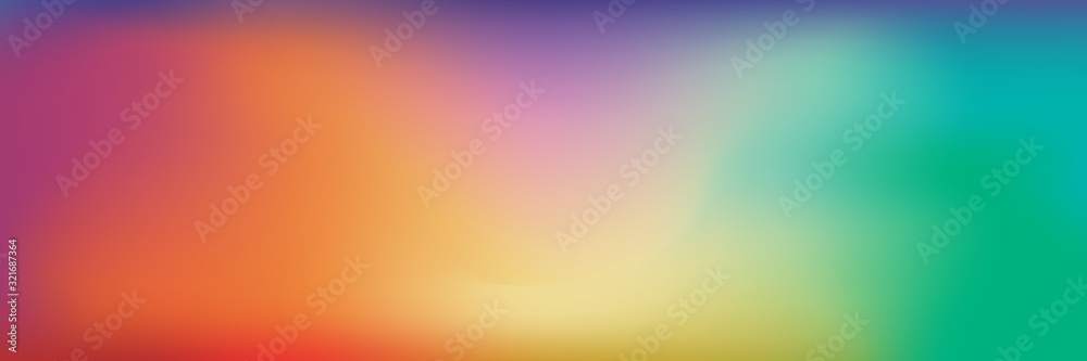 Obraz premium Colorful Blur Gradient Background