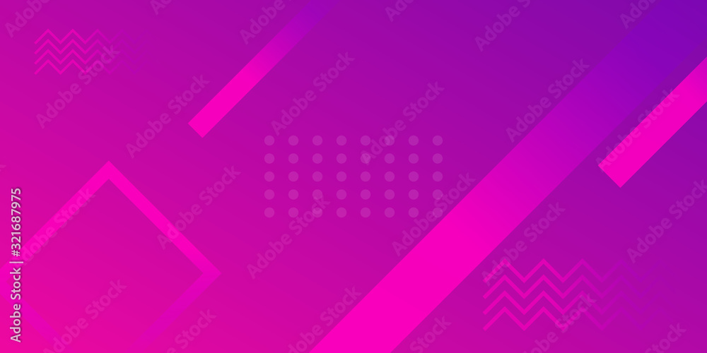 Pink purle gradient web header abstract background. Vector illustration for presentation design, banner, flyer and web template