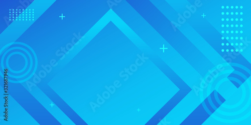 Blue abstract web header background