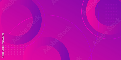 Pink purle gradient web header abstract background. Vector illustration for presentation design, banner, flyer and web template © Roisa