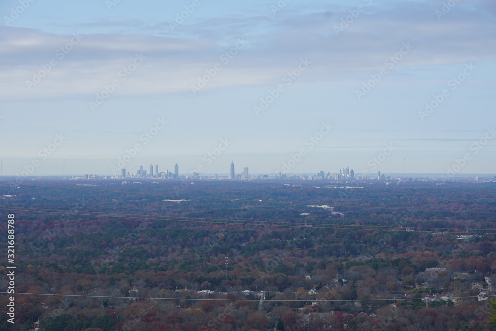 atlanta skyline panorama