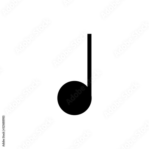 not music icon design vector logo template EPS 10