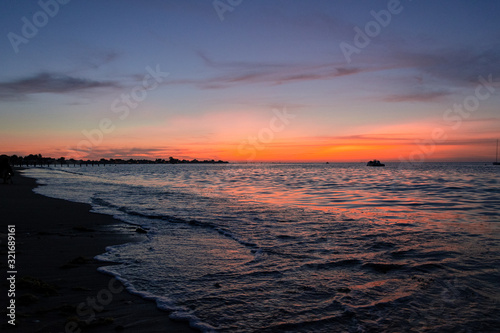 Sunset in France