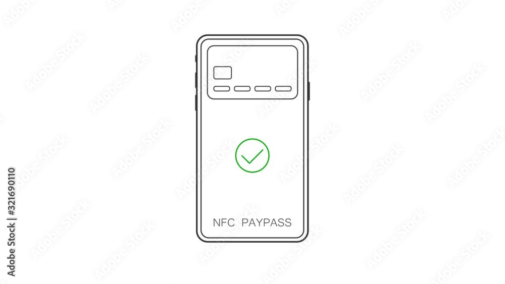 Contactless payment: using the smart phone for pay bill. Wireless paying with online banking and application on the telephone. 4k animation Contactless payment: using the smart phone for pay bill. Wireless paying with online banking and application on the telephone. 4k animation