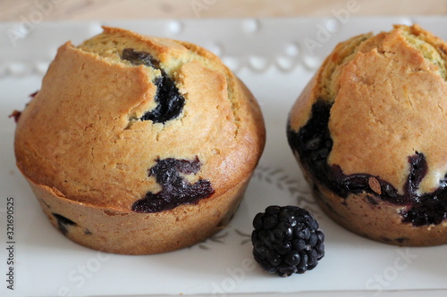 muffins aux fruits rouges