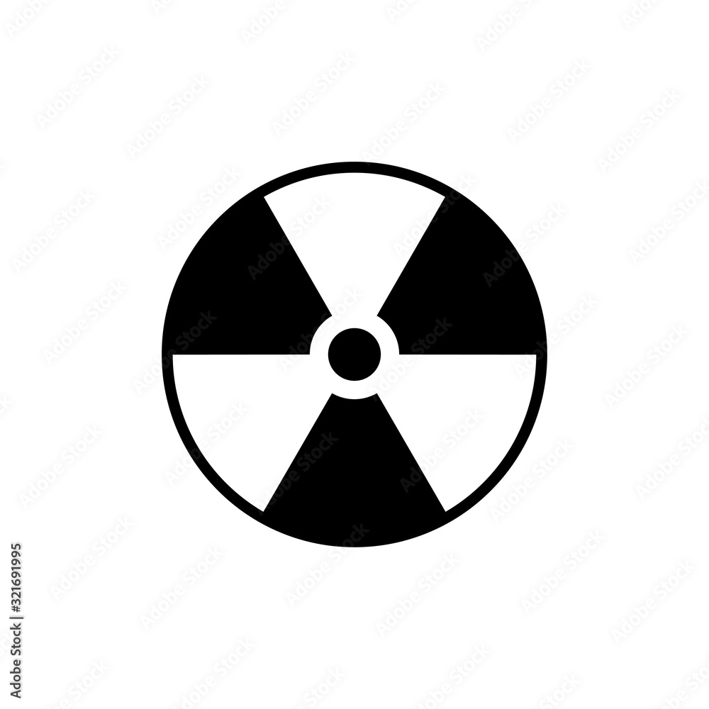 nuclear icon design vector logo template EPS 10 nuclear icon design vector logo template EPS 10
