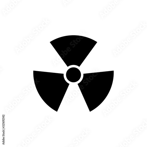 nuclear icon design vector logo template EPS 10