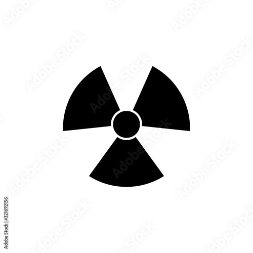 nuclear icon design vector logo template EPS 10