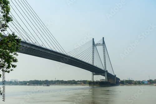 View of Vidyasagar bridge. Kolkata. India