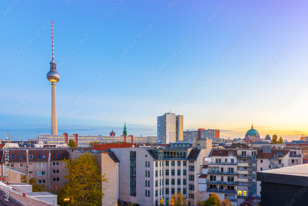 Obraz premium Berlin am Abend