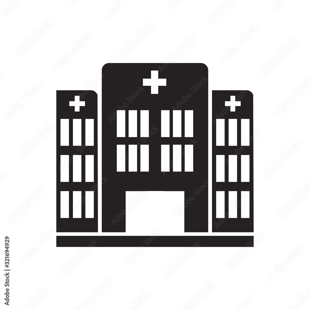 hospital icon design vector logo template EPS 10 hospital icon design vector logo template EPS 10