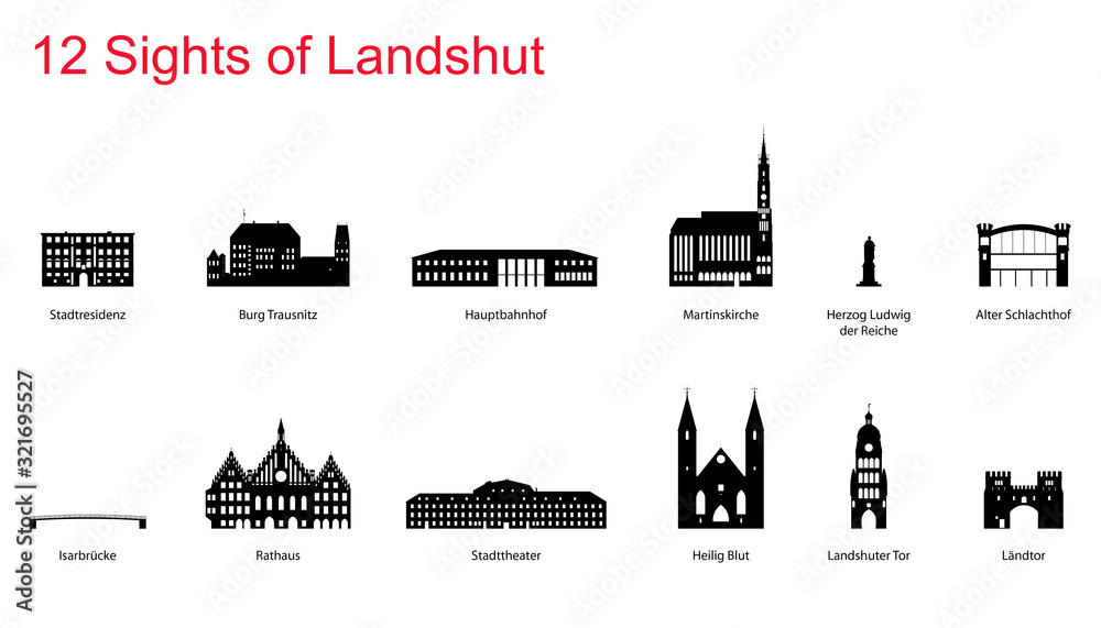 12 Sights of Landshut