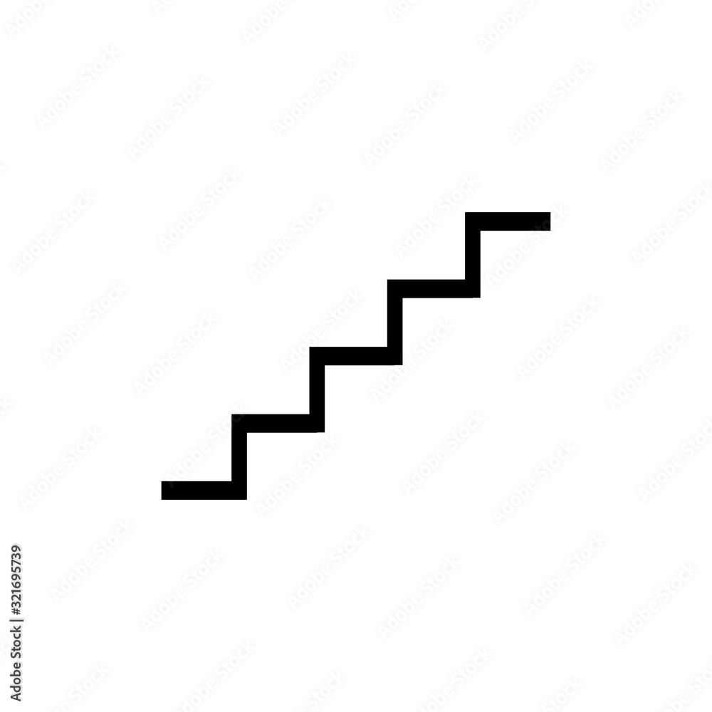 stairs icon vector design logo template EPS 10 stairs icon vector design logo template EPS 10