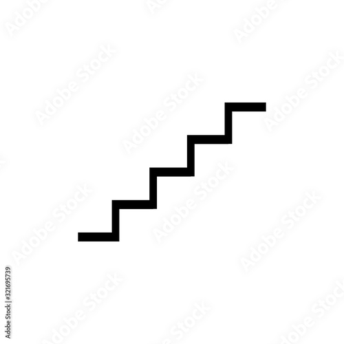 stairs icon vector design logo template EPS 10