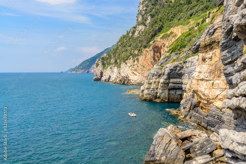 Portovenere (Cinque terre) - scenic Ligurian coast, Italy