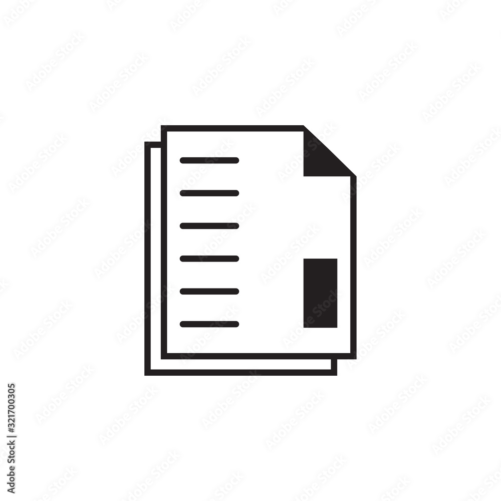 paper icon design vector logo template EPS 10 paper icon design vector logo template EPS 10