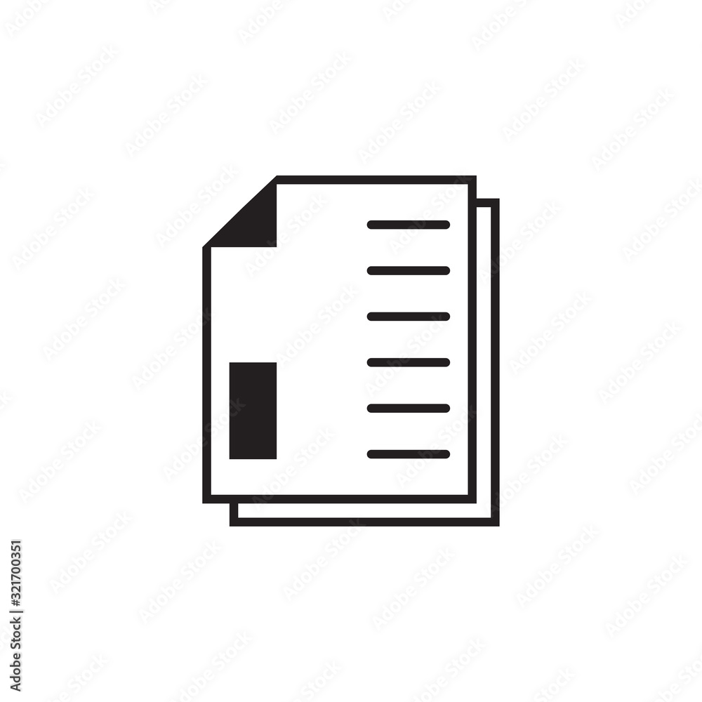 paper icon design vector logo template EPS 10 paper icon design vector logo template EPS 10