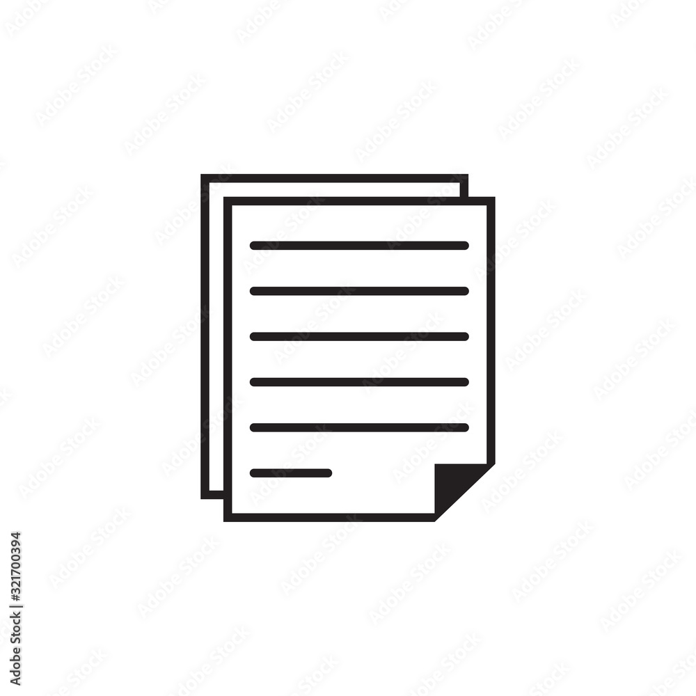 paper icon design vector logo template EPS 10 paper icon design vector logo template EPS 10