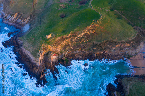 Hermitage of Santa Justa, Ubiarco, Municipality of Santillana del Mar, Cantabrian Sea, Cantabria, Spain, Europe photo