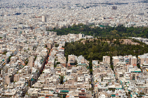Views of the city of Athens in Greece
