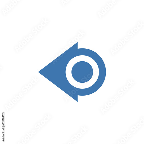 Papier peint bullet icon design vector logo template EPS 10