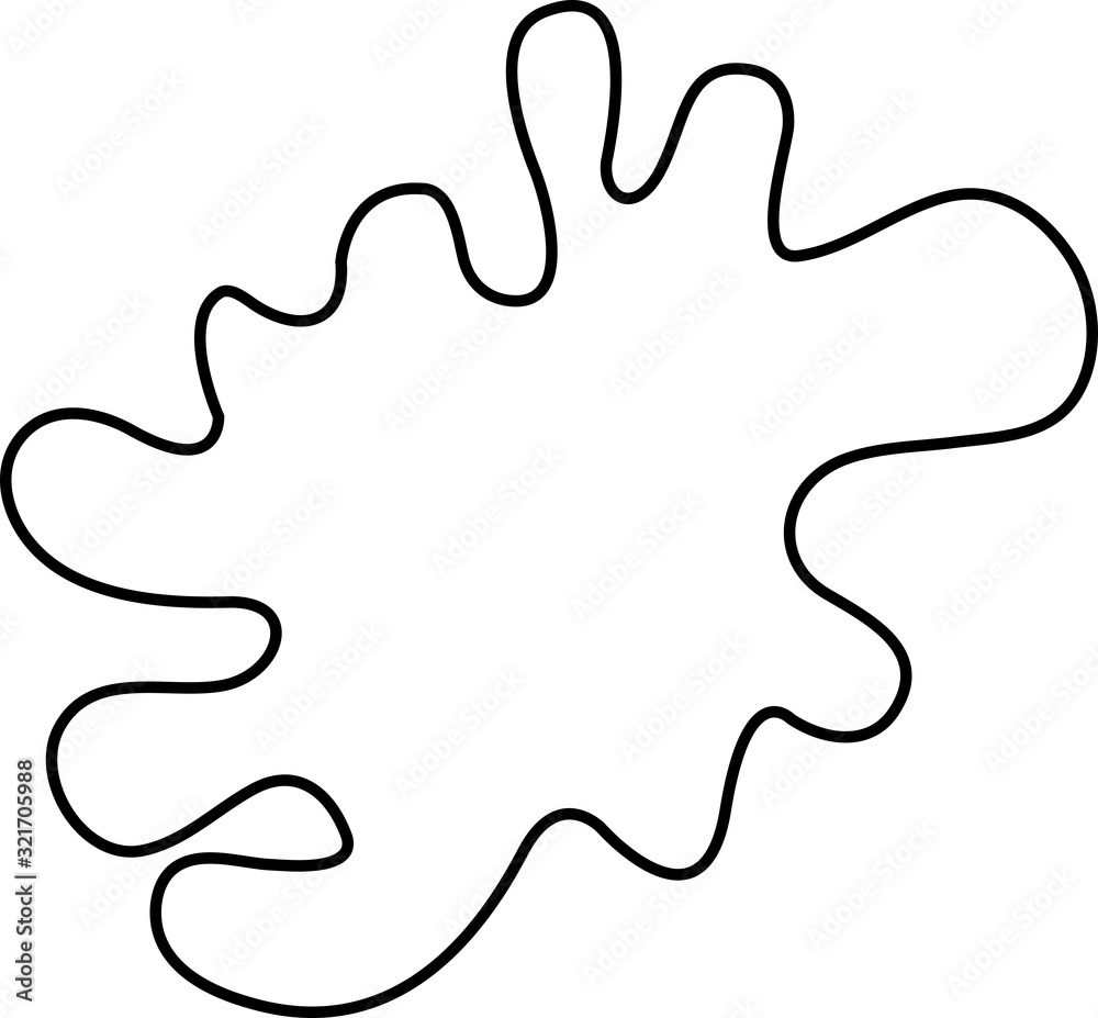 vector doodle stains silhouette for theme design vector doodle stains silhouette for theme design