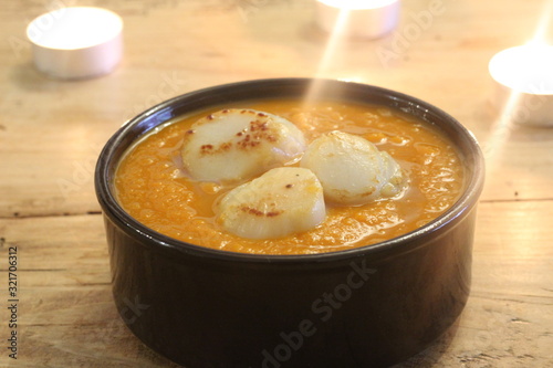 velouté au saint jacques