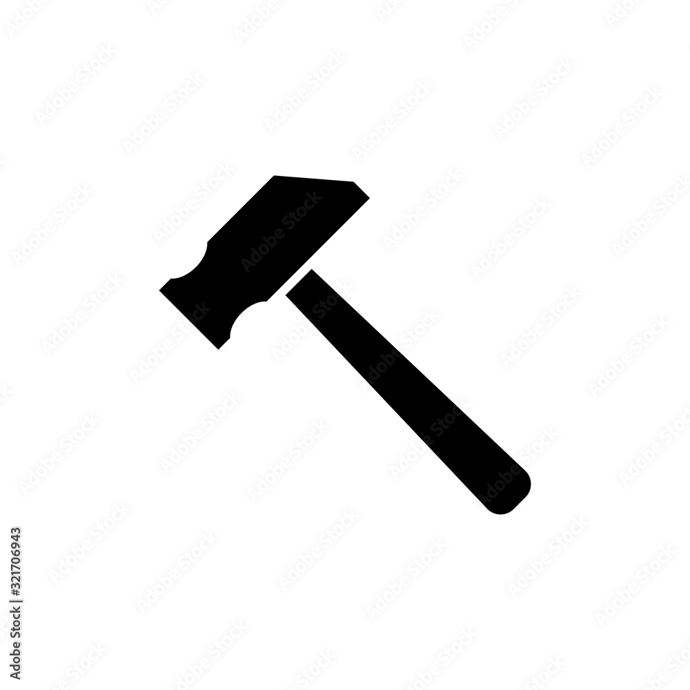 hammer icon design vector logo template EPS 10 hammer icon design vector logo template EPS 10