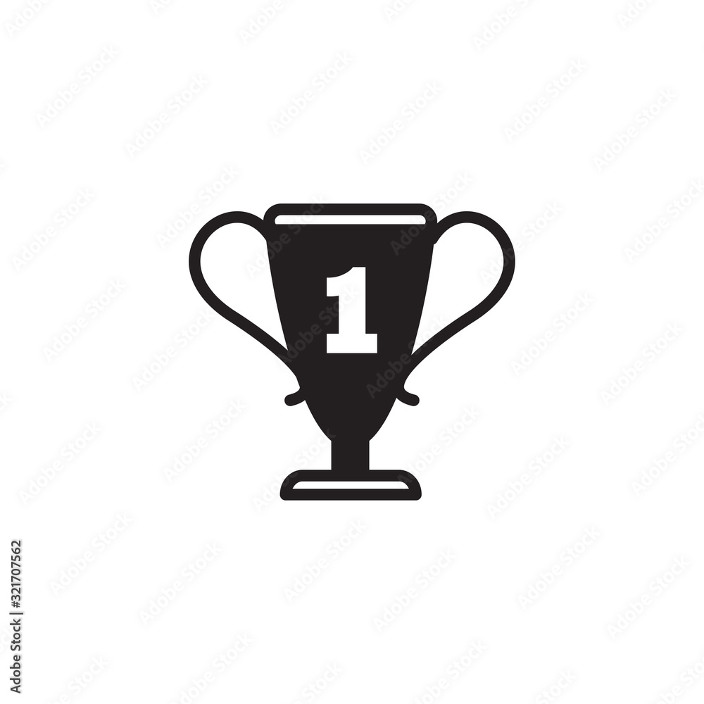 trophy icon vector design logo template EPS 10 trophy icon vector design logo template EPS 10