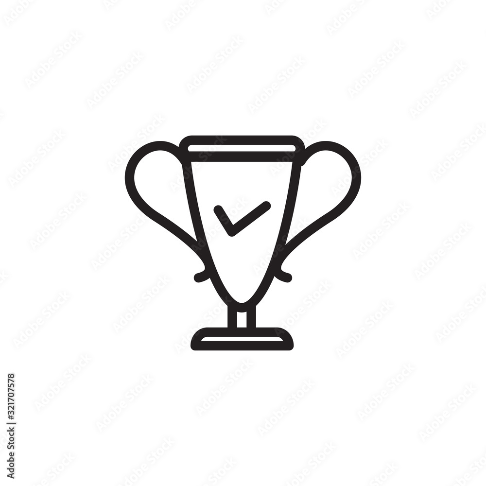 trophy icon vector design logo template EPS 10 trophy icon vector design logo template EPS 10