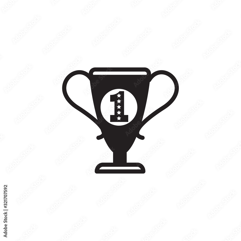 trophy icon vector design logo template EPS 10 trophy icon vector design logo template EPS 10