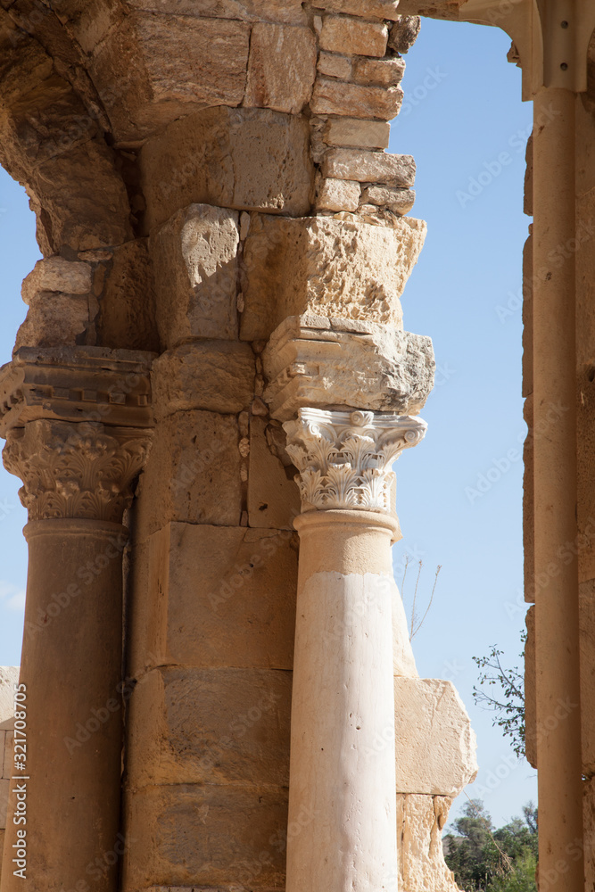 Roman ruins in Israel