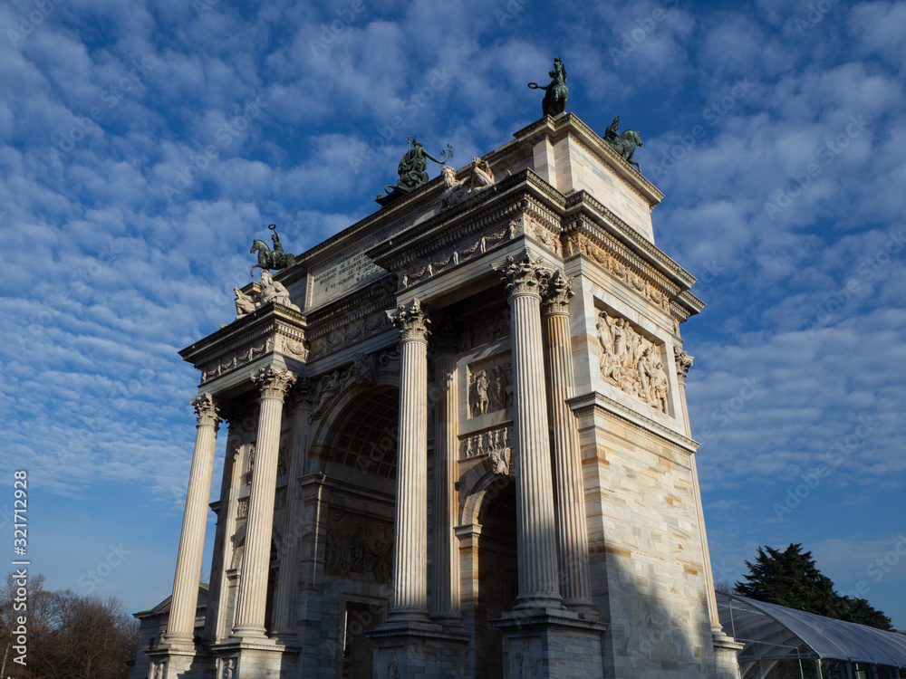 Obraz premium Arco della Pace, Milano