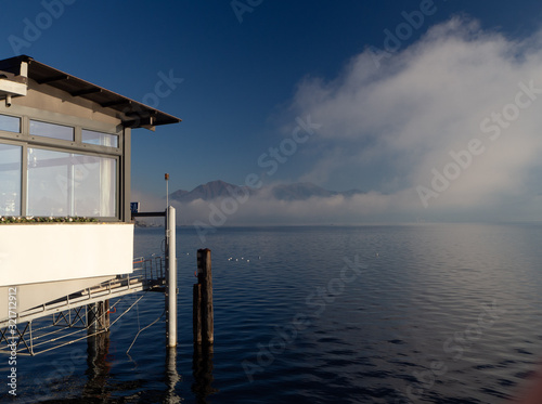 Pier view at Lago Maggiore