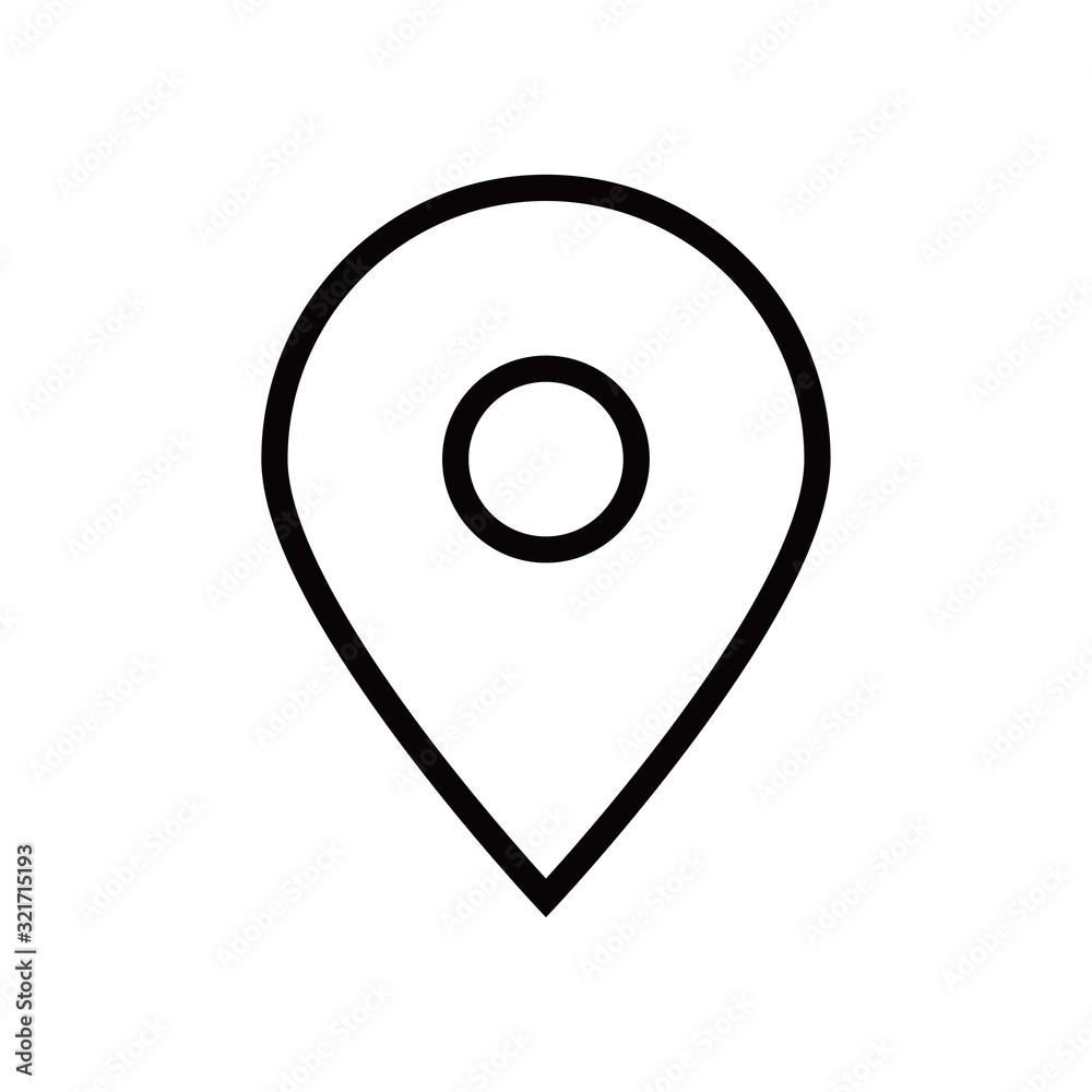 pin location icon vector design logo template EPS 10 pin location icon vector design logo template EPS 10