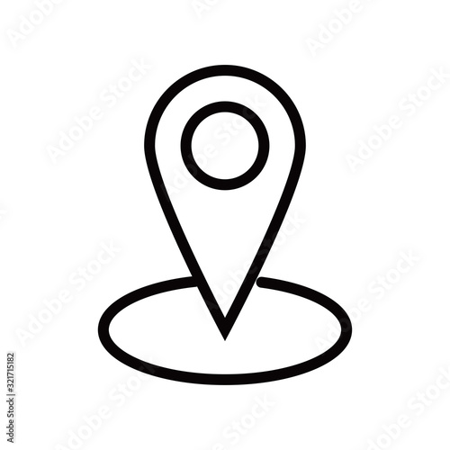 pin location icon vector design logo template EPS 10
